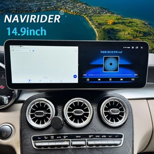 หน้าจอแอนดรอยด์ขนาด 14.9 นิ้ว สำหรับรถยนต์เมอร์เซเดสเบนซ์ ซีคลาส GLC ปี 2015-2018 NTG 5.0 วิทยุติดรถยนต์ จอแสดงผลมัลติมีเดีย ระบบนำทาง คาร์เพลย์ GPS - Product Image 1