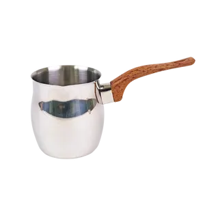 hot sale stainless steel turkish coffee cup Coffee Warmer Pot milk pot Turkish Stainless Steel Coffee Warmer