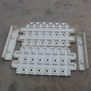 Dalle de ciment décoratif réutilisable grain planche de <span class=keywords><strong>bois</strong></span> ABS plastique moule coffrage barrie béton clôture moule moule - Product Image 5