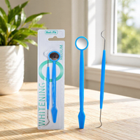 Kit professionnel d'outils de nettoyage dentaire : miroir buccal, gratte-tartre, kit de détartrage pour dentistes et soins bucco-dentaires à domicile