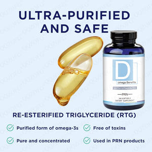 PRN DE Omega <span class=keywords><strong>Benefits</strong></span> Vitamin <span class=keywords><strong>D3</strong></span> Softgel-Kapseln für Erwachsene zur Verbesserung des Immunsystems, 240 Stück - Product Image 3