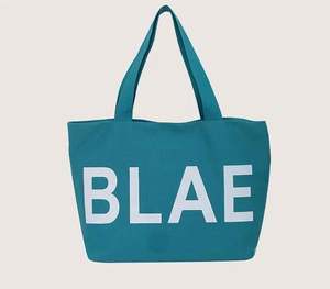 Bolsa de Lona Ecológica, Económica, al por Mayor, de Algodón de Guangdong, para la Playa, Compras, Plegable y Reutilizable - Product Image 3