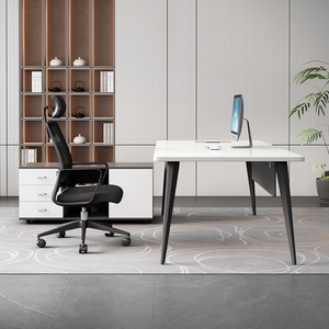 Mesa de Recepción de Oficina Modular en Forma de L de Madera Moderna y Lujosa de Primera Calidad para Uso Comercial - Product Image 6