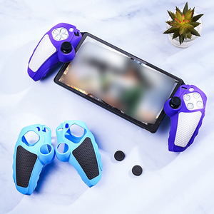 Cover Protettiva in Silicone Morbido Personalizzata OEM per Console PS5 Portal con 2 Grip per Pollice - Product Image 2