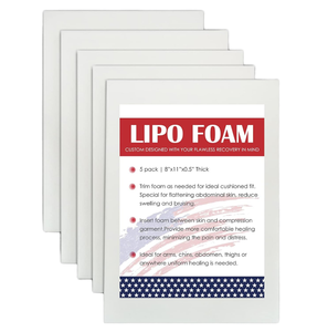 8 "x 11x0.5" Lipo bọt miếng đệm 5 gói cho bài phẫu thuật AB Board phẳng đệm nén hàng may mặc ghế và thắt lưng gối - Product Image 5