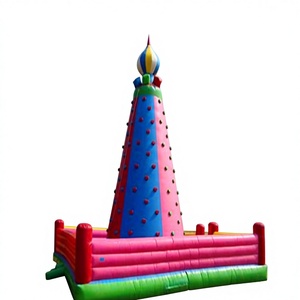 Muro de Escalada Inflable Gigante, Tobogán de PVC, Equipo de Juego al Aire Libre para Niños y Adolescentes, Parques de Aventura, Parques de Trampolín, Certificado CE, Máximo - Product Image 6