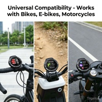 Compteur de vélo étanche OLED 1,43 pouces RC10 ABS pour l'affichage cycliste, idéal pour les achats en gros