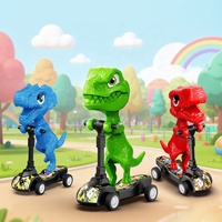 Nouvelle moto scooter dinosaure amusante à tirer en arrière, simulation de moto Tyrannosaurus Rex, jouet cadeau pour garçon