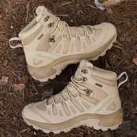 Chaussures rétro pour hommes, plateformes, à lacets, mocassins, bottes de neige, dessus en cuir de vache, coussinets antidérapants, respirants, en maille, printemps-hiver