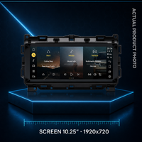Pour Jaguar F-PACE 2016-2018 10,25 pouces 2016-2019 Lecteur multimédia Android 14 pour tableau de bord Navigation GPS CarPlay 4G WIFI Plug&Play