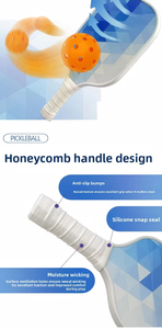 Raqueta Profesional de Pickleball de Carbono 3k, Núcleo de Polímero de 14 mm, Superficie de Fricción, Potencia y Precisión Avanzadas, Raqueta para Torneos Competitivos - Product Image 3