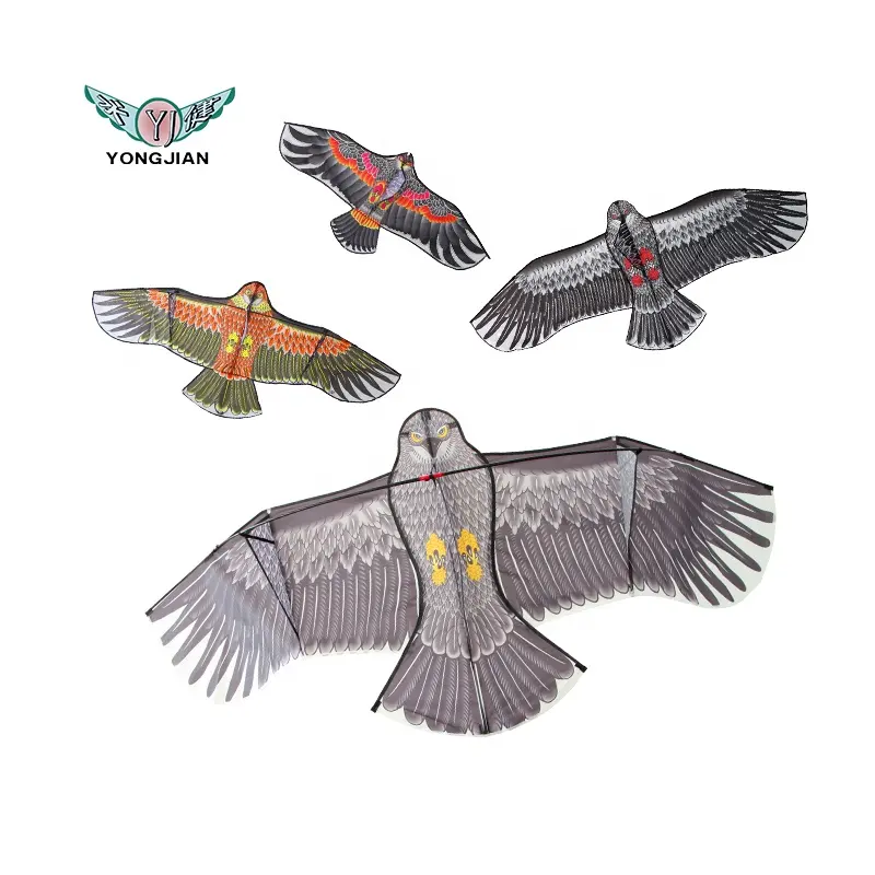 Alta qualidade kite para crianças entretenimento ao ar livre fácil de voar forma animal águia pipa