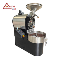 Tostador de Granos de Café de Doble Capa de Hierro Fundido Dongyi REEKSS de 6 kg y 12 kg con Control Fácil para Uso en Cafeterías y Tostaderías
