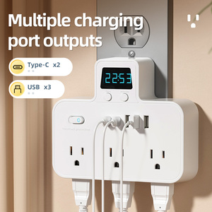 卸売メインスイッチソケットUSBホワイト変換ソケット標準アメリカンソケット - Product Image 5