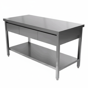Tavolo da lavoro in acciaio inossidabile - Product Image 1