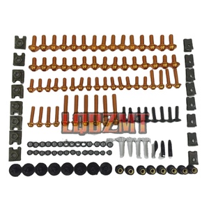 Kit completo de tornillos de carenado de 268PS para <span class=keywords><strong>KAWASAKI</strong></span> NINJA 1994 ZX 6R 6 R <span class=keywords><strong>ZX6R</strong></span> 94 <span class=keywords><strong>95</strong></span> 96 97 1995 1996 1997 tornillos de cuerpo tuercas - Product Image 1