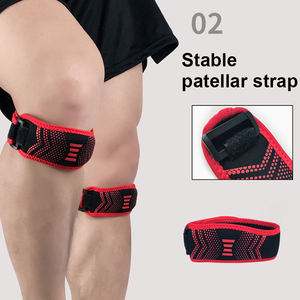 Sangles de compression sportives en éponge pour rotule, stabilisateur à ressort léger et réglable pour hommes et femmes, soutien du genou pour la randonnée et la course à pied - Product Image 3
