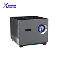 Nouveau projecteur Xnano X3 2026, mini projecteur intelligent portable, mise au point électrique, WIFI, vidéo 4K, effet d'éclairage coloré, projecteur de cinéma maison
