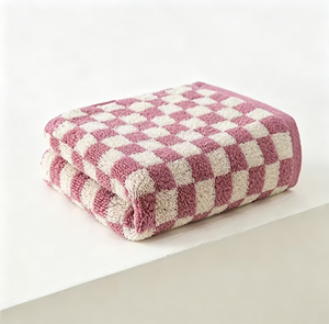 Serviettes de bain en microfibre de velours corail super absorbantes, personnalisées, tissées, couleur unie, épaisses, douces, respectueuses de la peau, écologiques, vente en gros - Product Image 1
