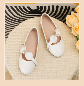 New Girl Princess <b>Shoes</b> White Fairy-style Leather <b>Shoes</b> <b>Soft</b> Sole Single Dress Flat <b>Shoes</b> - Product Image 5