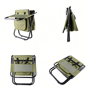 Heat Preservation Folding Seat <b>Stool</b> Portable Camping Fishing Collapsible Chair with Backpack and Cooler Bag - Product Image 6