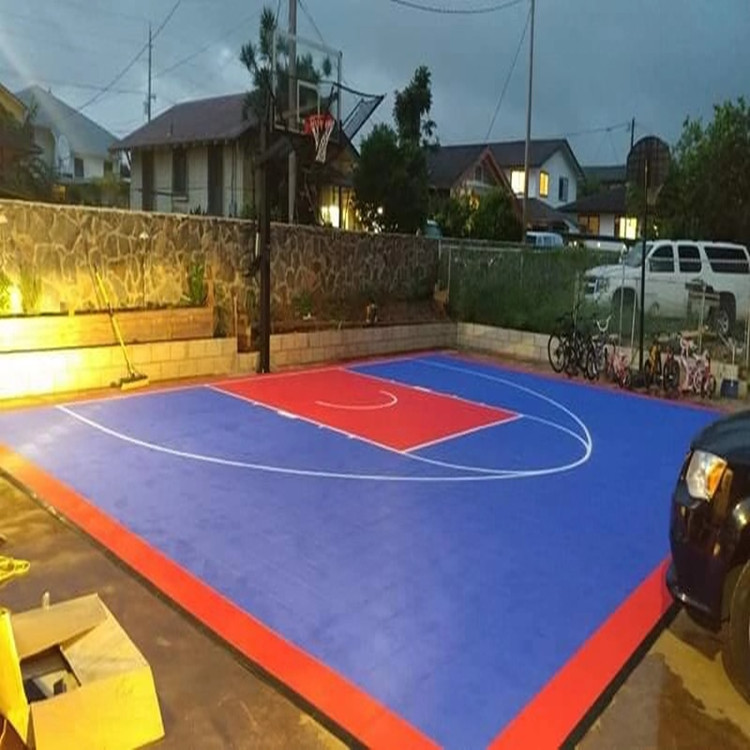 Outdoor Mini Basketball Court Size