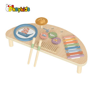 Centre d'activité multifonctionnel en bois, nouveau <span class=keywords><strong>jouet</strong></span> d'établi musical pour bébé W07A213 - Product Image 4