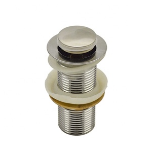 Commercio all'ingrosso ottone piccolo cromato pop-up bacino dei rifiuti di <span class=keywords><strong>scarico</strong></span> del bagno 19 fori libero flusso del bacino scolapiatti - Product Image 4