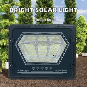 Lámpara Solar de Pared LED para Exteriores Súper Brillante IP67, Color Negro ABS - Product Image 2