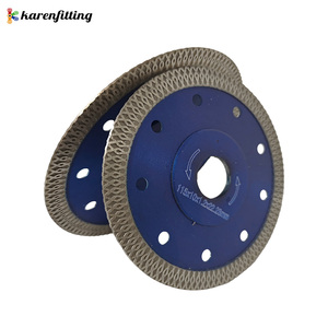Lame de scie diamantée circulaire industrielle personnalisable de 125 mm pour découpe humide/sèche de carreaux, granit, marbre, céramique, porcelaine – Pressée à chaud - Product Image 3