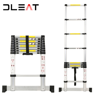<span class=keywords><strong>Échelle</strong></span> télescopique simple en aluminium <span class=keywords><strong>de</strong></span> 2,6 m à prix avantageux, <span class=keywords><strong>échelle</strong></span> pliante d'extérieur en argent pour <span class=keywords><strong>toit</strong></span> - Product Image 3