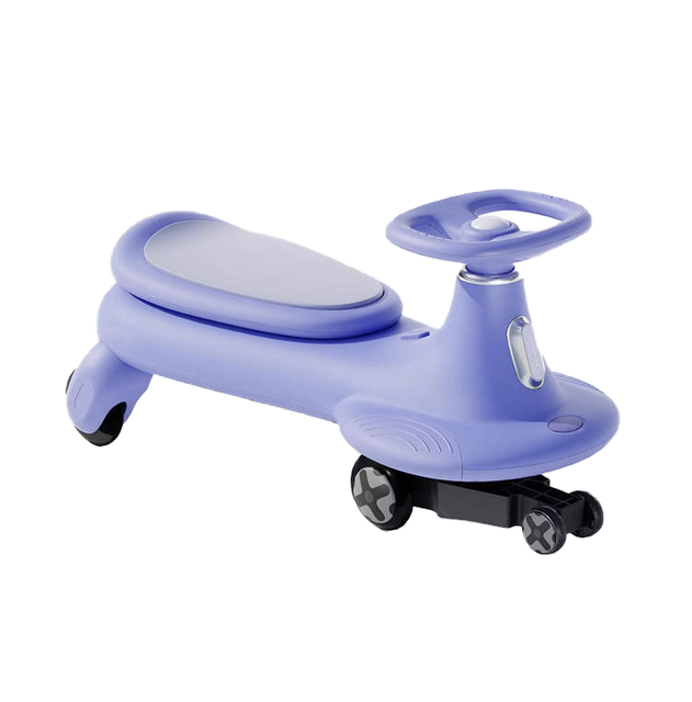 New Model Plastic Swing Car for Kids-Ride-on Toy with LED Flashing Wheels No Batteries TwistTurn & Wiggle Steering Ages 25m-12y