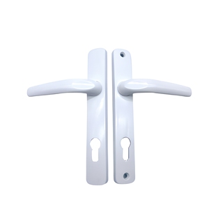 Manijas blancas para puertas y ventanas, diseño minimalista, fácil instalación, ambidiestras, para uso en el hogar y la oficina - Product Image 1