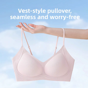 <span class=keywords><strong>Reggiseno</strong></span> <span class=keywords><strong>Push</strong></span>-<span class=keywords><strong>up</strong></span> 3D Wireless 2026 da Donna, Morbido Jacquard Senza Cuciture Traspirante Senza Ferretto, Stile Dolce e Giovanile per Uso Quotidiano OEM - Product Image 4