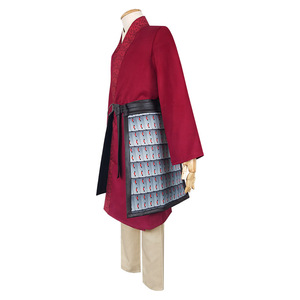 Movie Hua <span class=keywords><strong>Mulan</strong></span> Cosplay Costume Superwomen COS Outfits Chinese Hanfu Princess Red Robes Kids Adult Christmas Stage Performance - Product Image 4