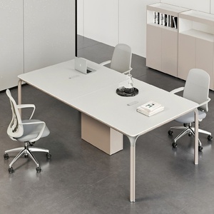 <span class=keywords><strong>Table</strong></span> <span class=keywords><strong>de</strong></span> conférence moderne blanche, <span class=keywords><strong>table</strong></span> <span class=keywords><strong>de</strong></span> réunion en bois <span class=keywords><strong>de</strong></span> luxe pour 8, 10, <span class=keywords><strong>12</strong></span> personnes, grand bureau rectangulaire pour salle <span class=keywords><strong>de</strong></span> réunion - Product Image 3