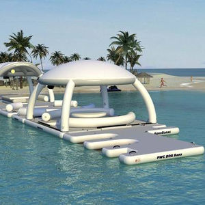 Sıcak satış yeni tasarım su şişme ada yüzen yat pad dock ada şişme - Product Image 2