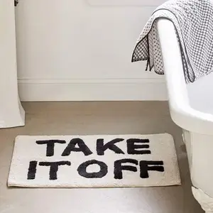 Divertente tappetino da bagno lavabile antiscivolo assorbente acqua ottenere tappeto da bagno nudo