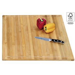 Tabla de cortar KESPER de bambú 40x30cm con cuchillo y pimentero, certificada por FSC - Product Image 3