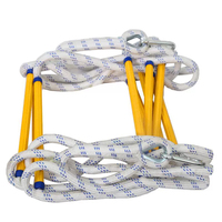 Échelle pliante d'urgence en nylon, échelle de secours en corde, marque HX, modèle HX-FL01