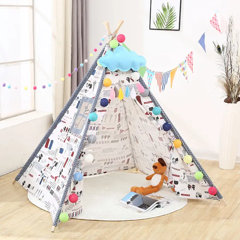 Chocchick Kinderen Meisjes Huis Indoor Pop-Teepee Kinderen Speelgoed Neigt Speelcentrum Voor Tipi