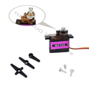 เซอร์โวมอเตอร์ SG90 9 กรัม สำหรับเฮลิคอปเตอร์ 450  แบบมีล้อเลื่อน MG90S เซอร์โวมอเตอร์ 180 และ 360 องศา อุปกรณ์อิเล็กทรอนิกส์ - Product Image 2
