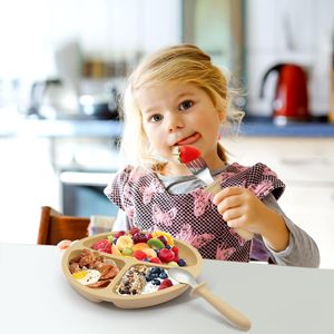 Cubiertos de acero inoxidable para niños, paquete de 6 utensilios para niños pequeños, mango de silicona, Apto para lavavajillas, cucharas de alimentación para bebés - Product Image 4