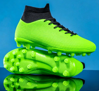 Chaussures de football unisexes légères pour jeunes avec semelle TF antidérapante, tige synthétique, chaussures de football personnalisées pour l'entraînement en salle/extérieur