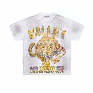 Camiseta de Algodón 320 Gsm para Hombre, con Estampado Gráfico Serigrafiado, Lavado Ácido, Corte Recto y Personalizada, Venta al por Mayor - Product Image 5