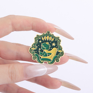 Kleine Jongen En Vos Emaille Pin Rose Bloem Broche Cartoon Sprookje Revers Badge Sieraden Cadeau Voor Vrienden En Fans - Product Image 4