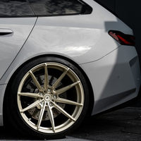 Jantes forgées SRD en or brillant à rayons multiples et concaves profonds de 18, 19 et 20 pouces, 5x112 5x120, pour BMW Audi