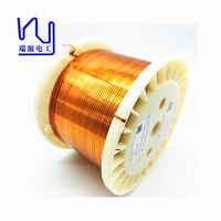 AIW 2.4 مللي متر * 0.5 مللي متر مستطيلة بالمينا أسلاك النحاس المغناطيسية للمحول/موتور