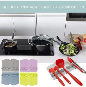 Reposacucharas y Soporte de Silicona Resistente al Calor, Nuevo Utensilio de Cocina para Sopa, Alfombrilla de Drenaje, Pinzas para Ollas - Product Image 5