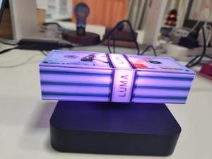 Support d'affichage magnétique lévitant pour billets, cadeau original, plateforme flottante écologique pour Diwali, baptême, décoration intérieure - Product Image 3